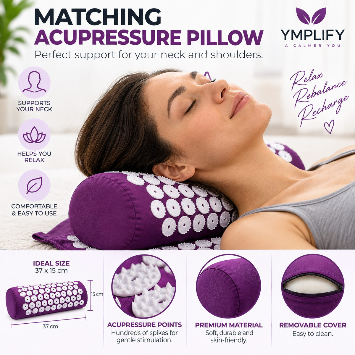 Acupressure Mat & Pillow Set – Relaxation Massage Mat
