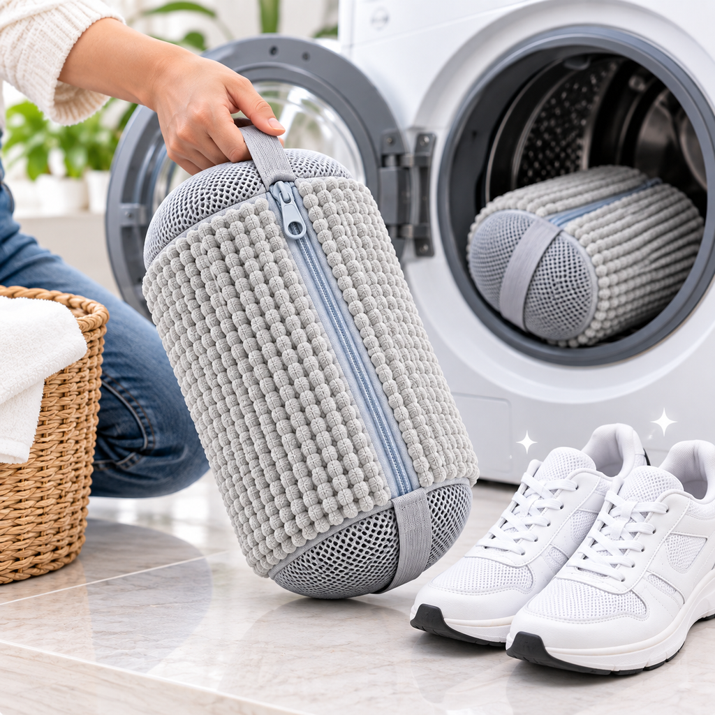 Shoe Washing Machine Bag – Reusable Sneaker Laundry Protector