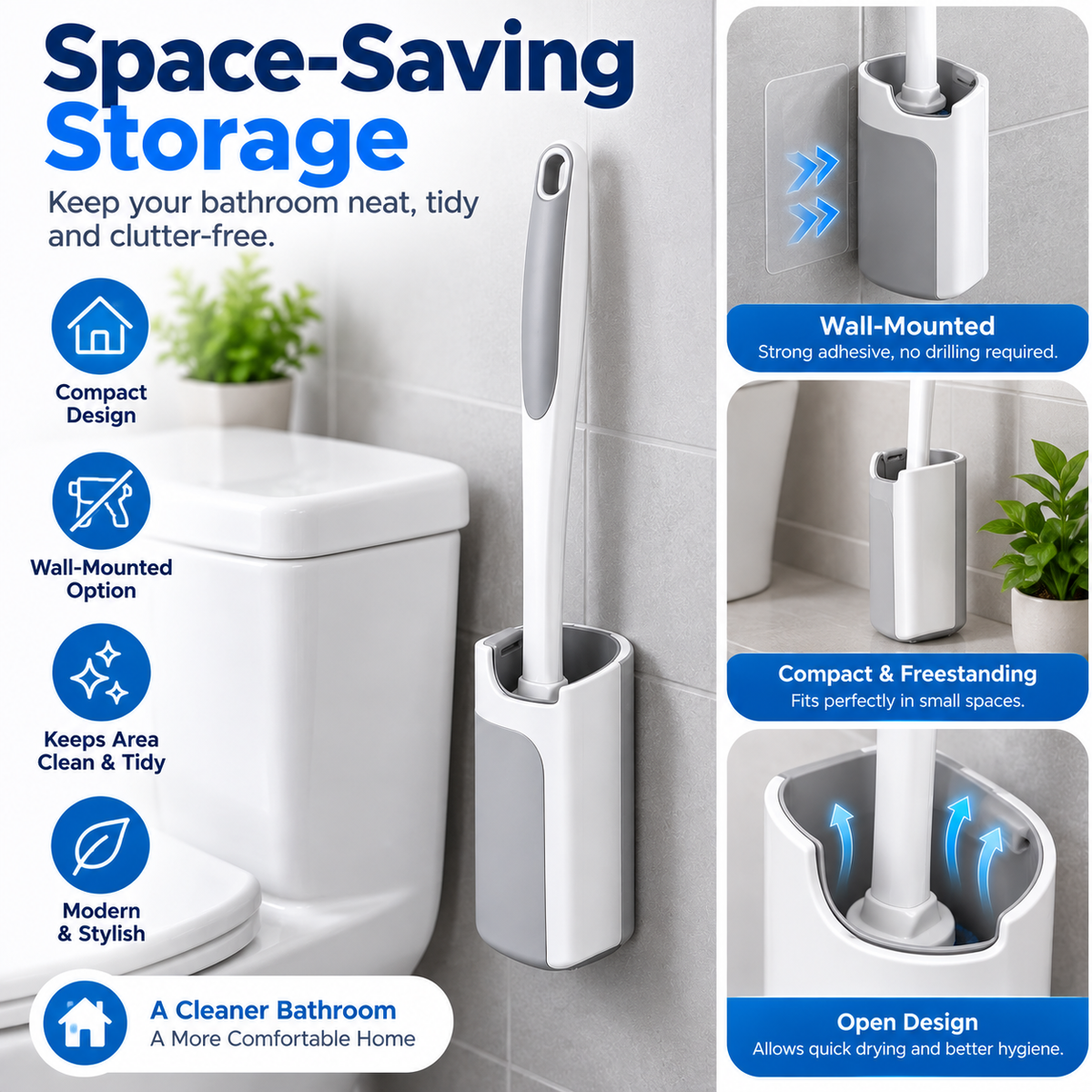 Disposable Toilet Wand – Replaceable Heads