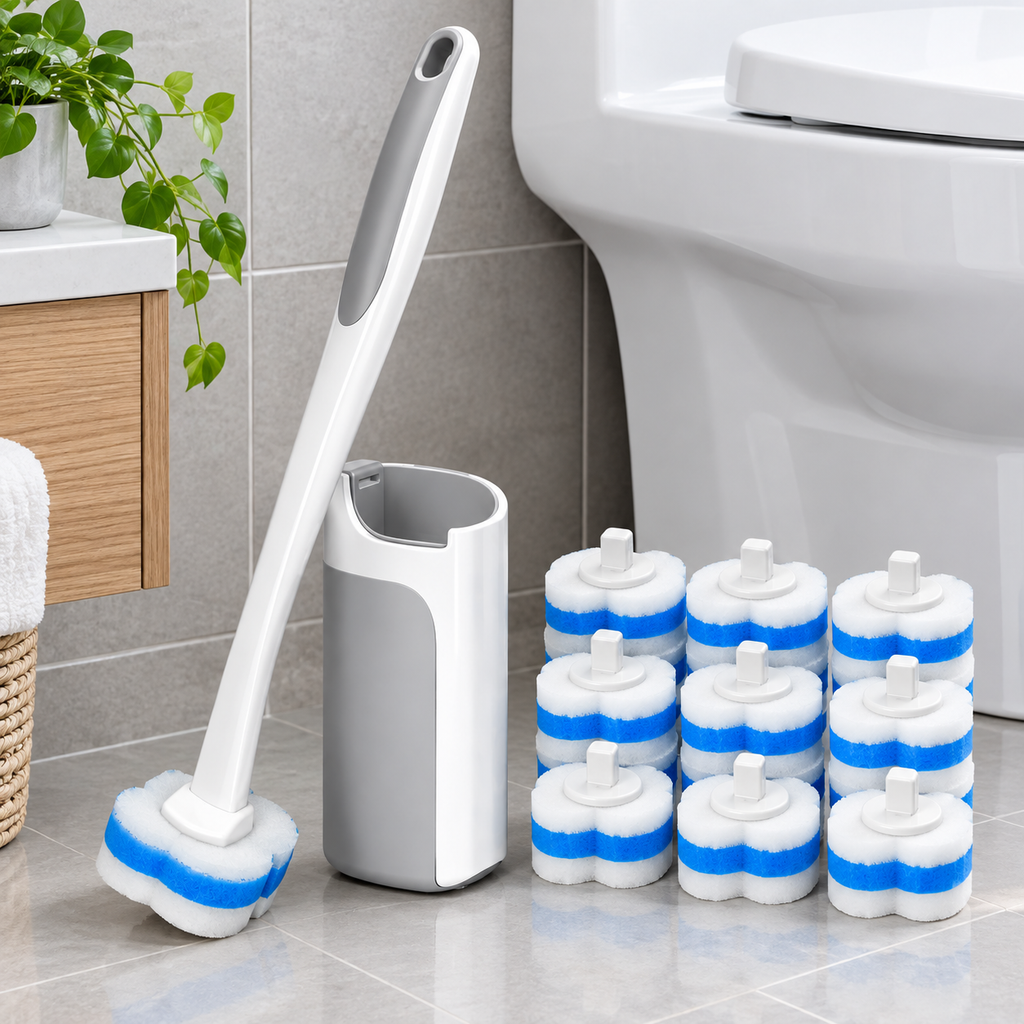 Disposable Toilet Wand – Replaceable Heads