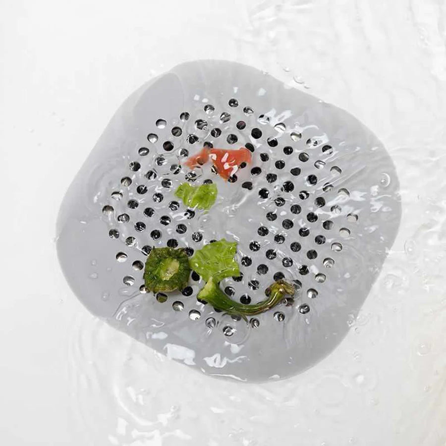 Silicone Shower Drain Hair Catcher – Reusable Anti-Clog Filter