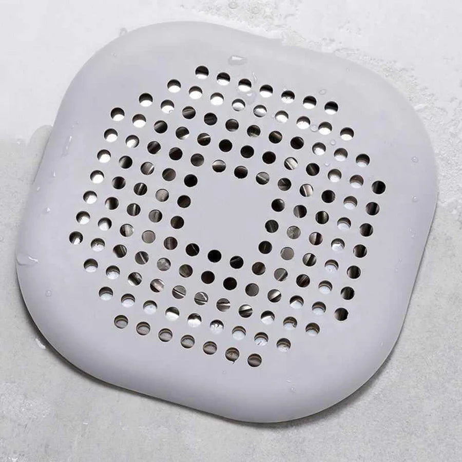 Silicone Shower Drain Hair Catcher – Reusable Anti-Clog Filter